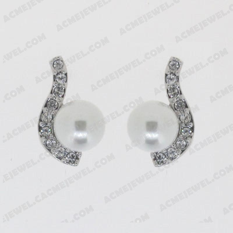 Fashion Jewellery Alloy  Rhodium plating