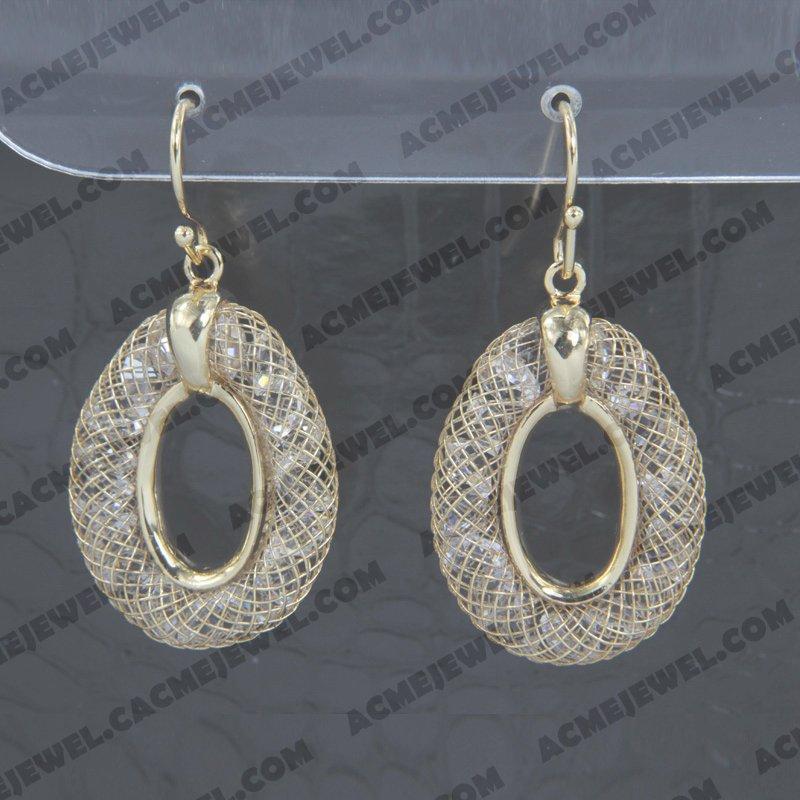 Earrings 925 Sterling Silver  Gold 
