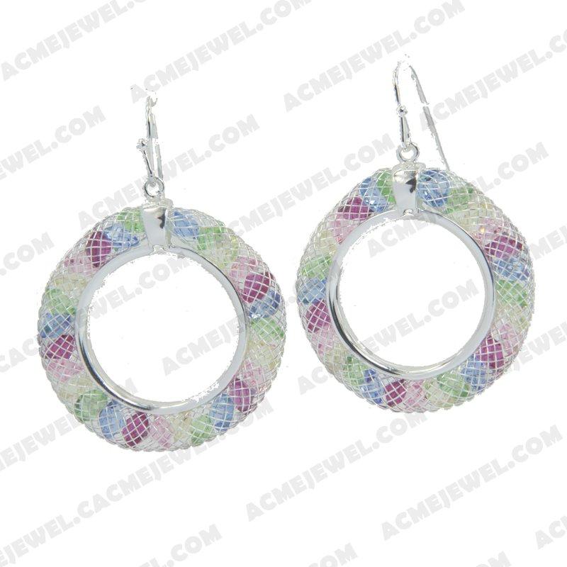 Earrings 925 Sterling Silver  Silver + E-coating
