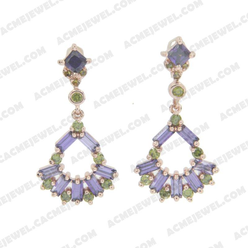 Earrings 925 sterling silver   Rose gold 