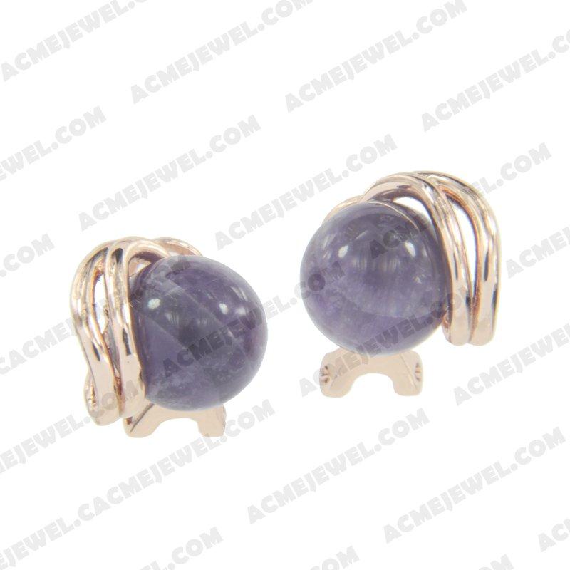 Earrings 925 sterling silver   Rose gold 