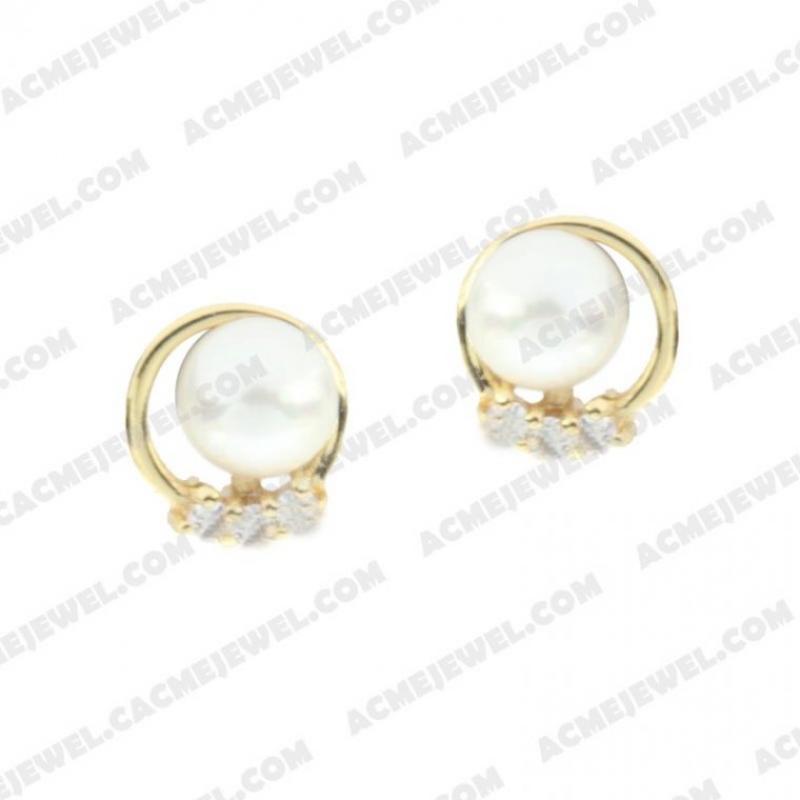 Earrings 925 Sterling Silver  Gold 