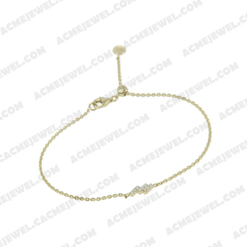 Bracelets & Bangles 925 Sterling Silver  Gold