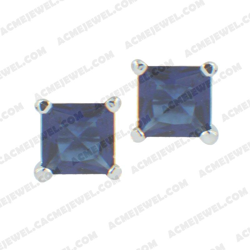 Earrings 925 sterling silver   Rhodium 