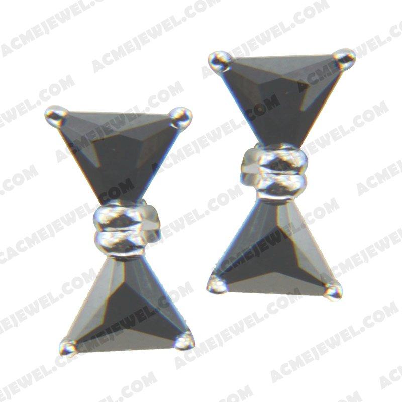 Earrings 925 sterling silver   Rhodium 