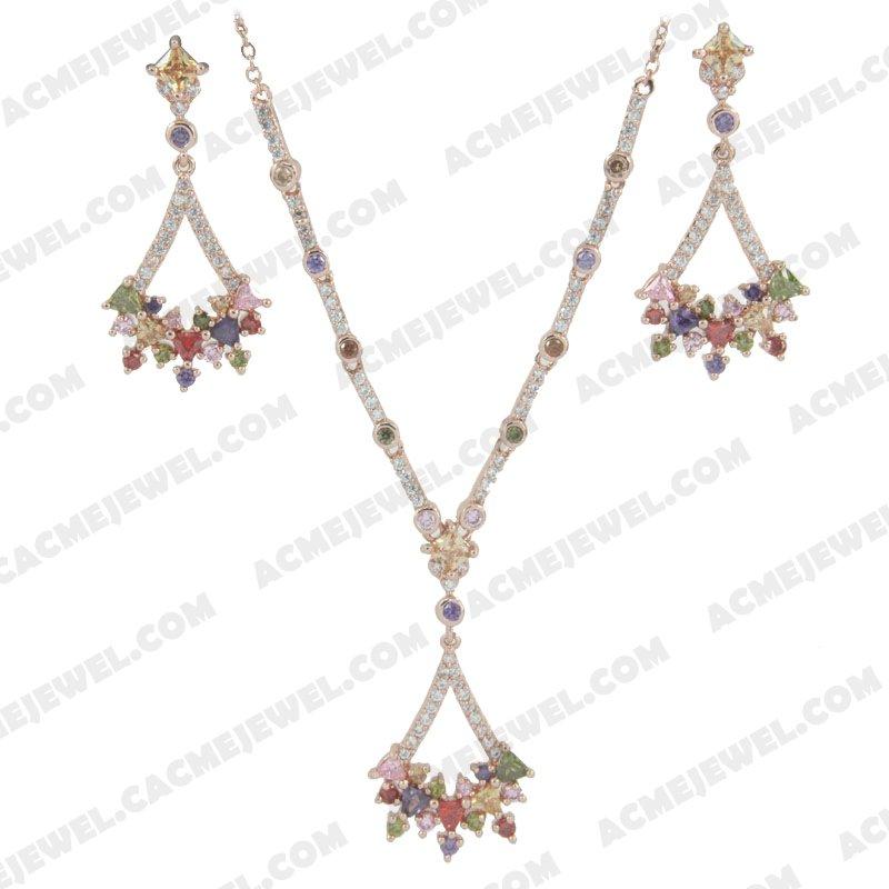 Jewellery Set 925 sterling silver   Rose gold 