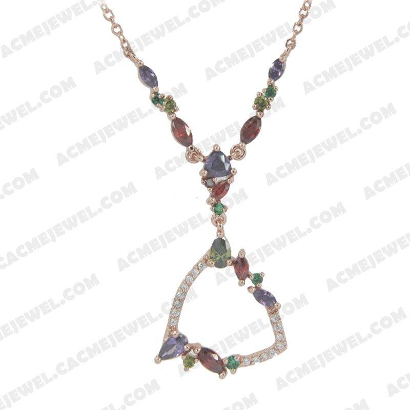 Necklace 925 sterling silver   Rose gold 