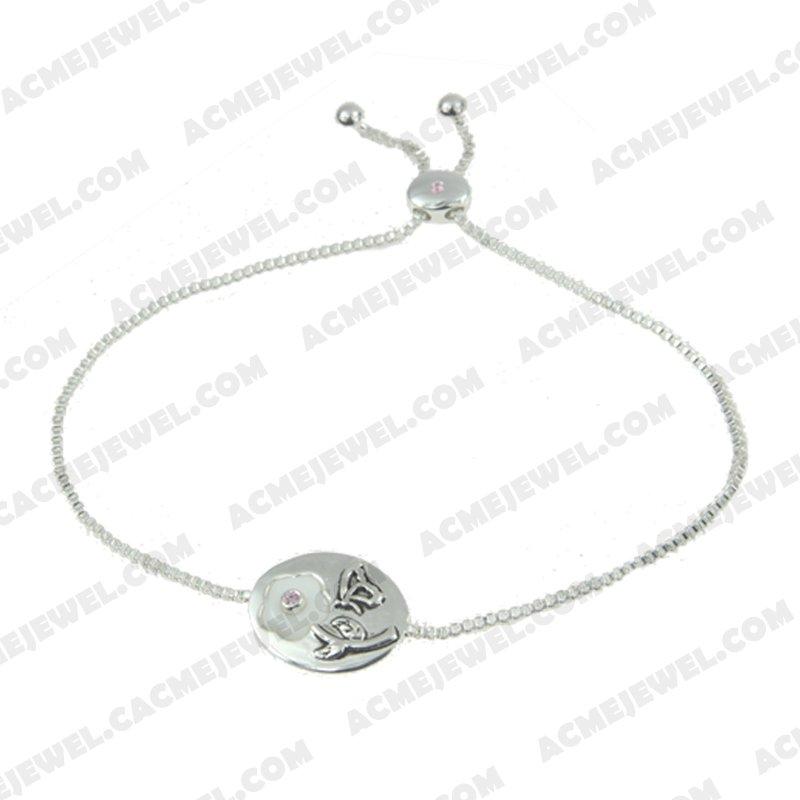 Bracelets & Bangles 925 sterling silver  2-tone Rhodium and black smear